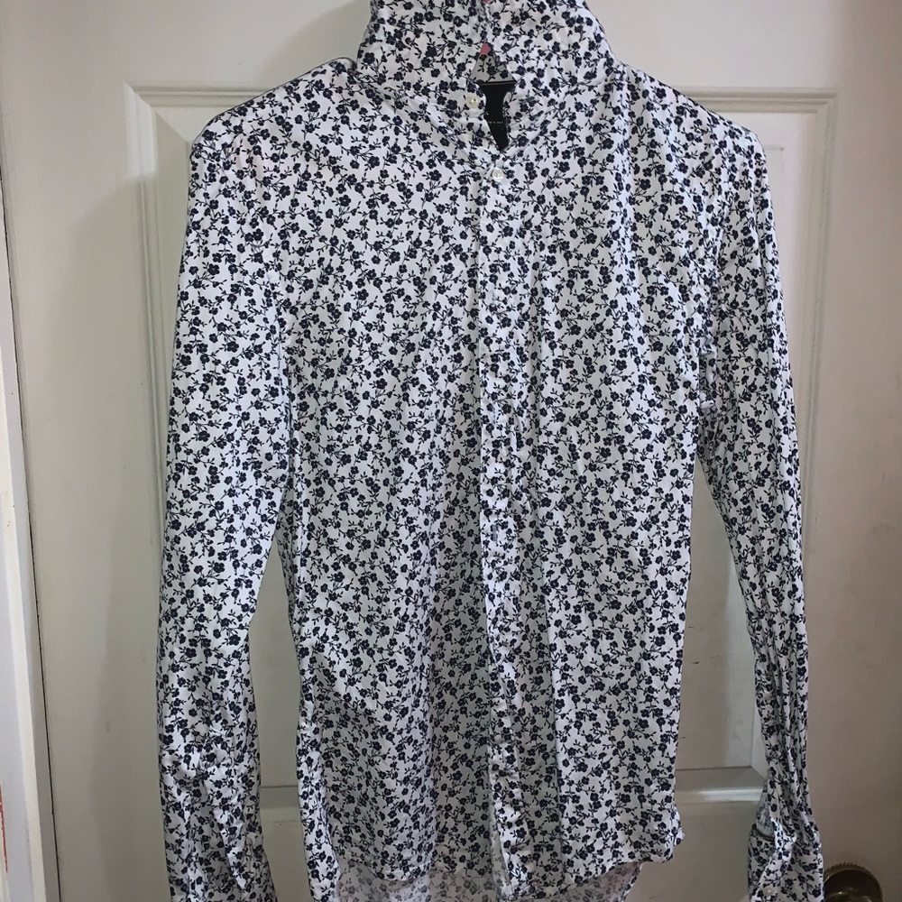 Dress shirt. Floral pattern. No longer fits me.